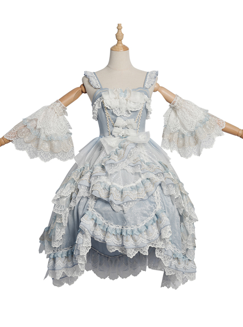 Flower Marriage Series JSK Elegant Gorgeous Classic Lolita Tea Party Sling Dress