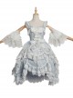 Flower Marriage Series JSK Elegant Gorgeous Classic Lolita Tea Party Sling Dress