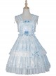 Bunny Series JSK Cute Chiffon Sweet Lolita Sling Dress