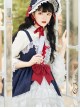 Snow White Slight Flower Marriage JSK Gorgeous Court Classic Lolita Sling Dress