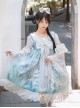 Chinese Style Red-crowned Crane Printing Classic Lolita Long Sleeve Dress