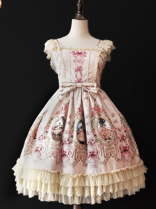 Fairytale Town Dance Party Series JSK Tea Party Classic Lolita Sling Dress