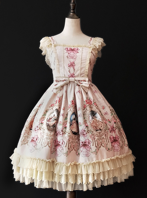 Fairytale Town Dance Party Series JSK Tea Party Classic Lolita Sling Dress