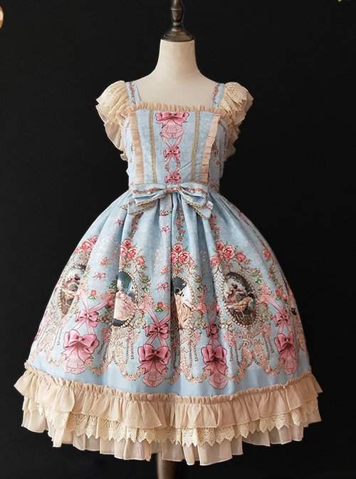 Fairytale Town Dance Party Series JSK Tea Party Classic Lolita Sling Dress