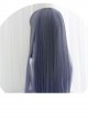 Gray Purple Mixed Gradient Sweet Lolita Long Straight Wigs