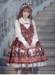 Bunnies In Pokerland Series JSK Cotton Printing Sweet Lolita Sling Dress