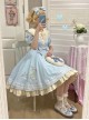 Small Sea Whale Series Doll Collar Embroidery School Lolita Short Sleeve Dress