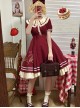 Small Sea Whale Series Doll Collar Embroidery School Lolita Short Sleeve Dress