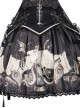 Pirate Boat Series JSK Retro Darkness Punk Lolita Sling Dress