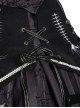 Pirate Boat Series JSK Retro Darkness Punk Lolita Sling Dress