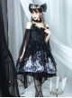 Virgin Flower Series JSK Gothic Lolita Light Hanayome Tea Party Sling Dress