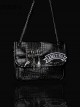 Locomotive Style Cool Hot Girl Style Punk Lolita Black Shoulder Bag