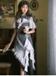 Solitary Crane Cries Series OP Chinese Style Cheongsam Elegant Light Classic Lolita Short Sleeve Dress