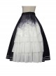 Solitary Crane Cries Series SK Chinese Style Elegant Light Classic Lolita Long Skirt