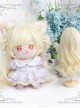 Cotton Doll 20cm Doll Sweetie Light Golden Long Curly Wig Cute Doll Lolita Wigs