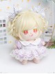 Cotton Doll 20cm Doll Sweetie Light Golden Long Curly Wig Cute Doll Lolita Wigs