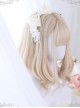 Golden Gentle Slightly Curly Short Wig Classic Lolita Wigs