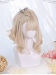 Golden Gentle Slightly Curly Short Wig Classic Lolita Wigs