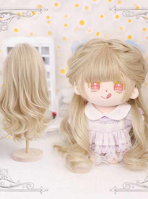 Cotton Doll 20cm Cute Doll Lolita Accessories Little Tara Golden Curly Doll Wigs