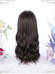 Dark Brown Long Curly Wig Classic Lolita Daily Style Wigs