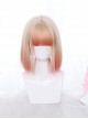 Gradient Short Straight Wig Classic Lolita Daily Style Wigs