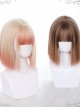 Gradient Short Straight Wig Classic Lolita Daily Style Wigs