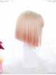 Gradient Short Straight Wig Classic Lolita Daily Style Wigs