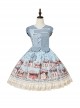 Box Theater Series OP Printing Embroidery Normal Waist Doll Collar Classic Lolita Dress