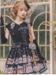 Box Theater Series OP Printing Embroidery Normal Waist Doll Collar Classic Lolita Dress