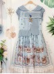 Box Theater Series OP Printing Embroidery Normal Waist Doll Collar Classic Lolita Dress