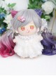 Cotton Doll 20cm Cute Lolita Accessories Little Butterfly Multicolor Gradient Curly Doll Wigs