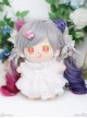 Cotton Doll 20cm Cute Lolita Accessories Little Butterfly Multicolor Gradient Curly Doll Wigs