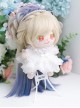 Cotton Doll 20cm Cute Doll Lolita Accessories Little Dream Aurora Color Multicolor Gradient Doll Wigs