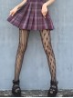 Spring Summer Hollowed Out Fishnet Silk Stockings Gothic Lolita Pantyhose