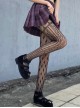 Spring Summer Hollowed Out Fishnet Silk Stockings Gothic Lolita Pantyhose