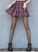 Spring Summer Hollowed Out Fishnet Silk Stockings Gothic Lolita Pantyhose