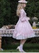 Elegant Pure Color Princess Streamer Yarn Simple Fairy Classic Lolita Long Sleeve Dress