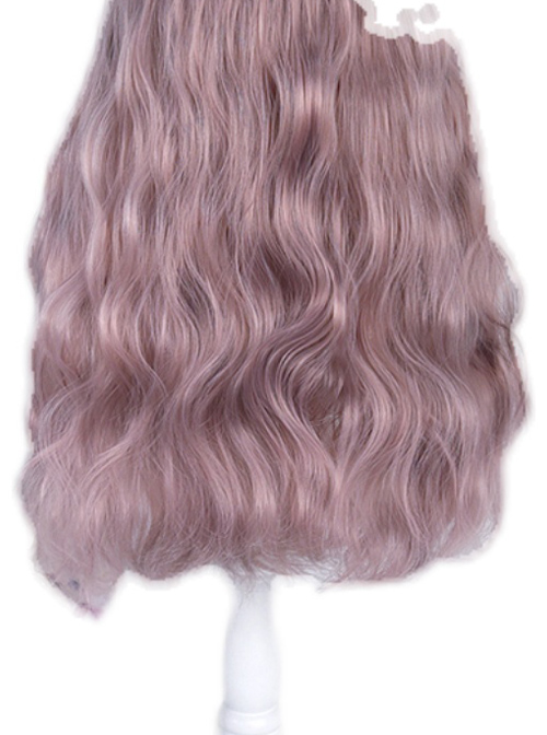 Thin Rattan Pink Long Wool-curly Wig Classic Lolita Wigs