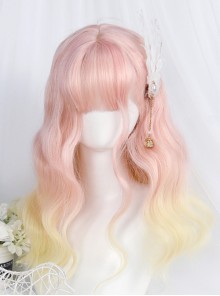 Cute Medium Length Wool-curly Wig Sweet Lolita Wigs