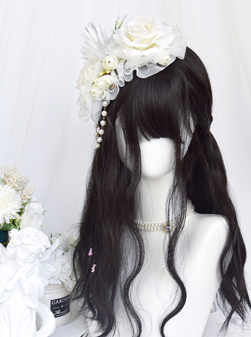 Cute Medium Length Wool-curly Wig Sweet Lolita Wigs