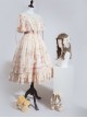 Star Moon Series OP Chiffon Elegant Classic Lolita Short Sleeve Long Dress