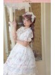 Star Moon Series OP Chiffon Elegant Classic Lolita Short Sleeve Long Dress