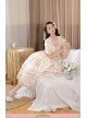 Star Moon Series OP Chiffon Elegant Classic Lolita Short Sleeve Long Dress