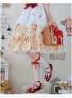 A Little Sparrow Series Pastoral Style Cute Printing Sweet Lolita Yellow Sling Dress