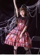 Bomb Strawberry Series JSK Sweet Hot Girl Strawberry Printing Sweet Lolita Red Sling Dress