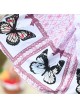 Gentle Butterfly Printing Classic Lolita White Lace Purple Skirt