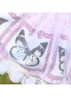 Gentle Butterfly Printing Classic Lolita White Lace Purple Skirt