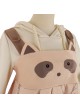 Little Raccoon Series JSK Autumn Winter High Waist Sweet Lolita Sling Dress And Hoodies And Hat Full Set