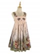 Little Raccoon Series JSK Autumn Winter High Waist Sweet Lolita Sling Dress