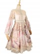 Beginning Of Sun And Moon Series OP Vintage Printing Elegant Classic Lolita Long Sleeve Dress